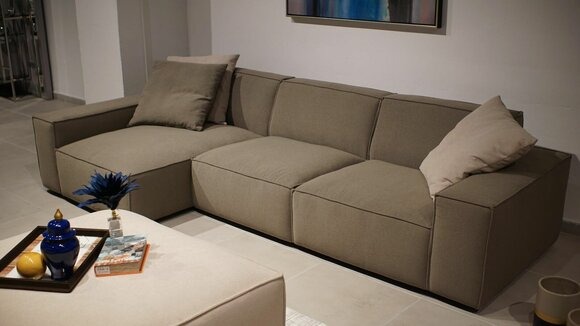 Design Ecksofa L-Form Wohnzimmer Möbel Luxus Modern Einrichtung Neu Sofa