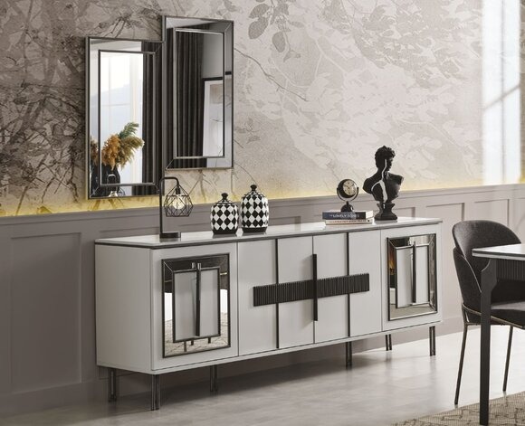 Luxuriös Sideboard in Esszimmer Design Möbel Holz Kommoden modern