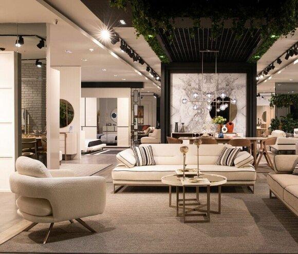 Moderne Wohnzimmer Garnitur Designer 3-Sitzer Einsitzer Couchtisch 5tlg
