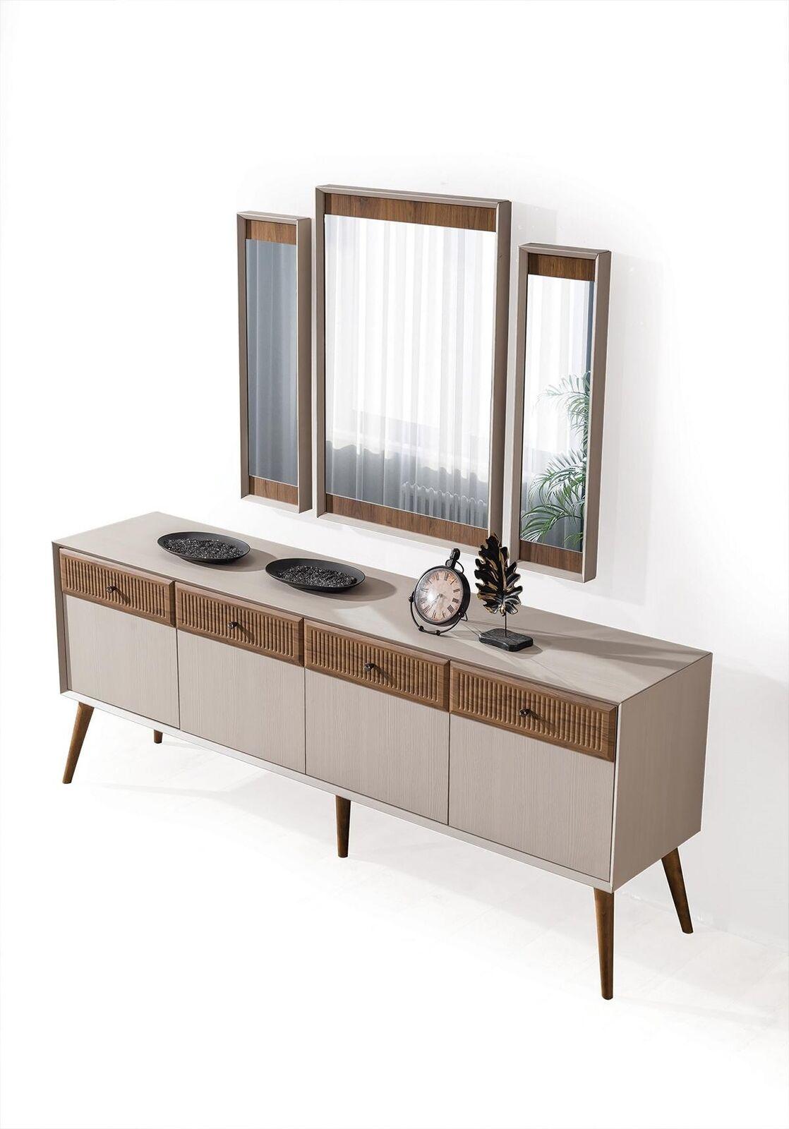 Esszimmer Modern Set Besteht aus Anrichte und 3x Spiegel
