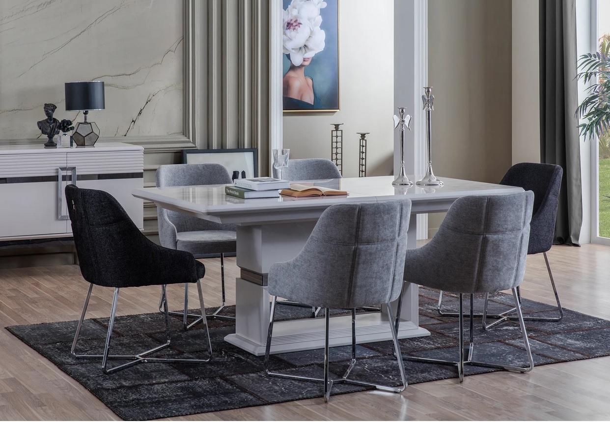 Exclusive Esszimmer Set Besteht aus 7tlg. Esstisch und 6x Stühle neu