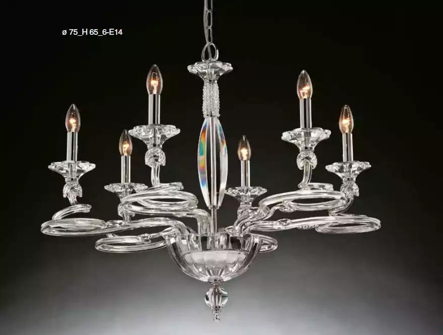 Kristallglas Kronleuchter Lampe Hängeleuchter Klassischer Kronleuchter