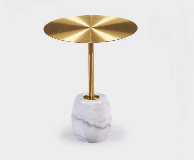 Designer Ergänzungstisch Luxus Kaffeetische Goldener Nebentisch Möbel