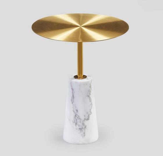 Designer Runder Beistelltisch Hochwertige Luxus Möbel Couchtisch Modern