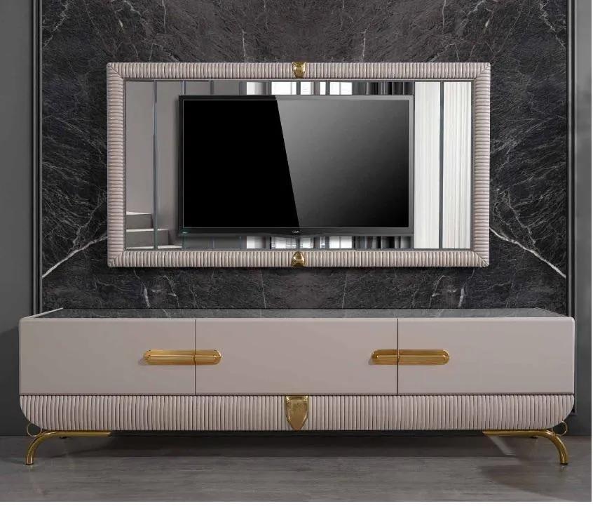 Wohnwänd Wand Stil Regal Wohnzimmer Möbel Schrank RTV mit TV Rahmen
