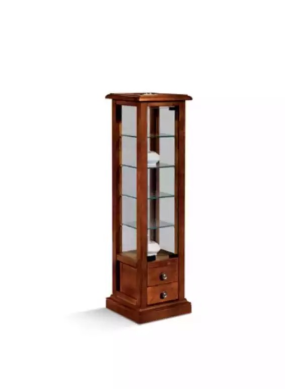 Vitrinen Glas Schrank Echtholz Vitrine Wohnzimmer Möbel Anrichte Neu