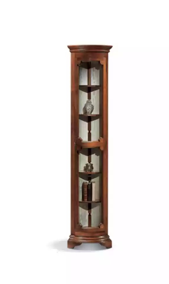 Vitrinen Holz Schränke Wohnzimmer Vitrine Schrank Kommode Regale Neu