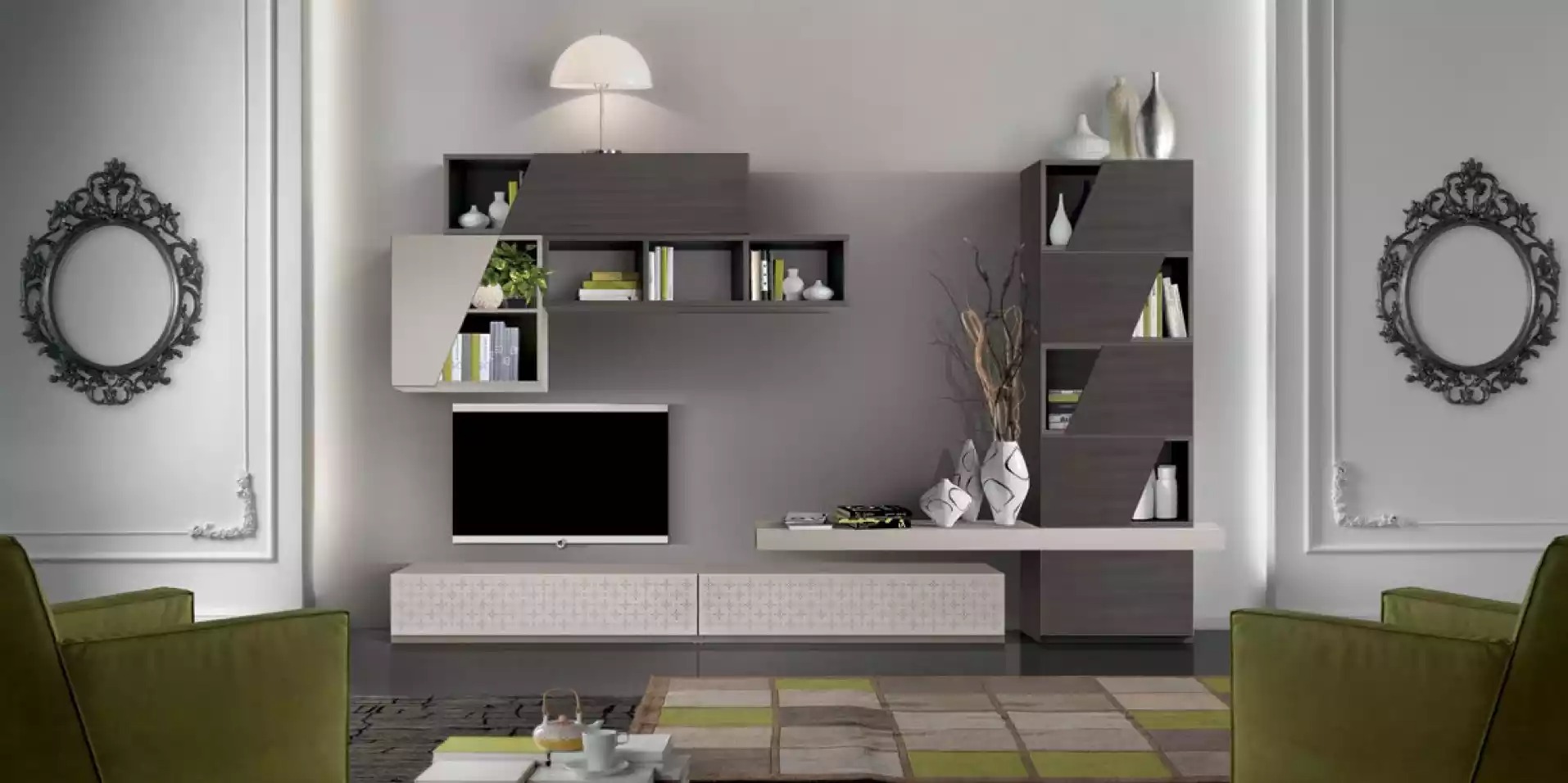 Wohnzimmer Wand Regale Wohnzimmer Schränke Design tv Modern Luxus Neu