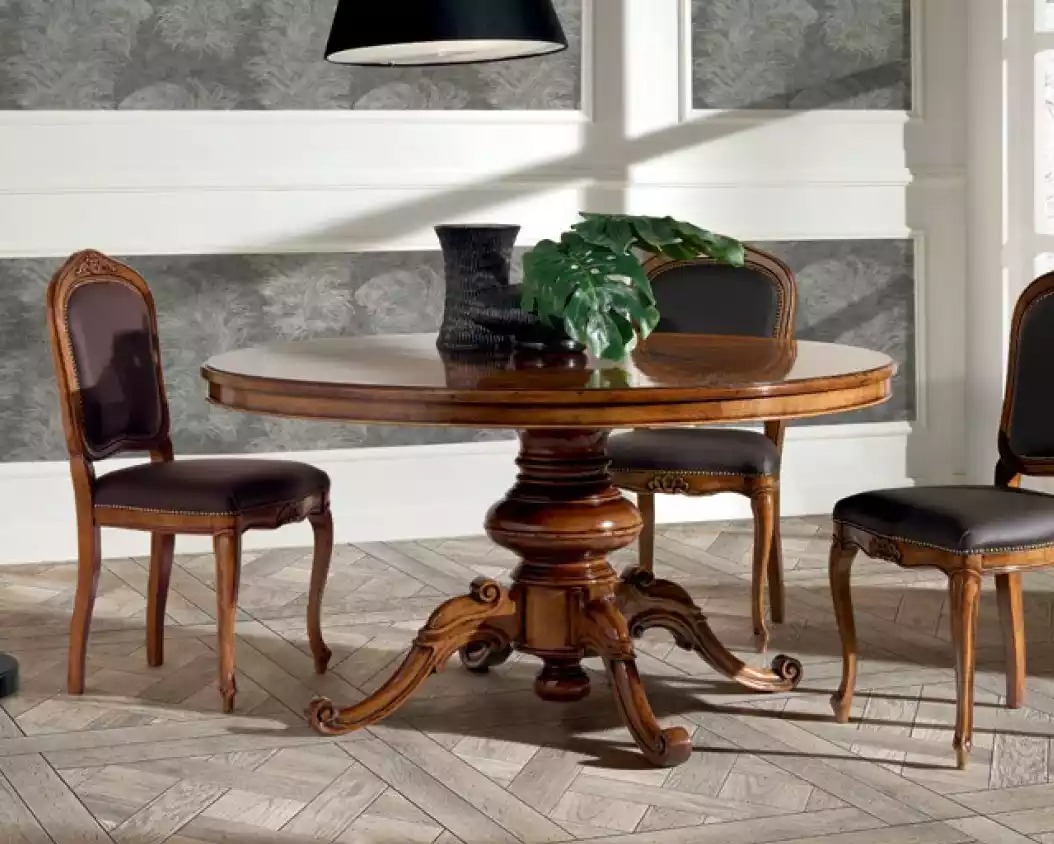 Komplett Set Esstisch 4x Stühle Esszimmer Set Ess Gruppe Holz Tisch 5tlg