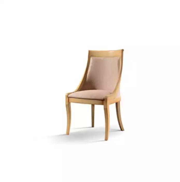 Esszimmer Stuhl Luxus Stoff Massivholz Design Stühle Polster Klassisch