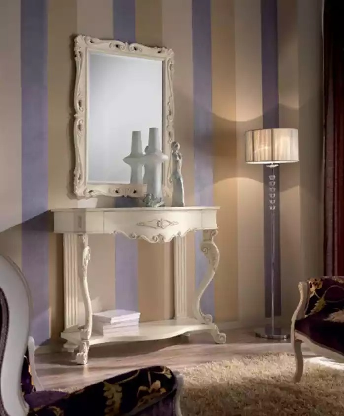 Konsole mit Spiegel Wohnzimmer Design Neu Luxus Möbel Konsole Holz