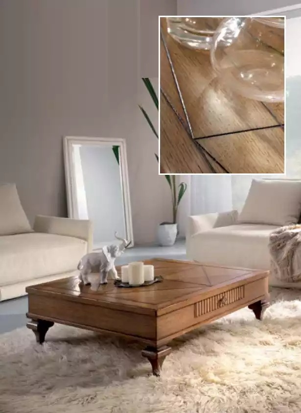 Klassischer Couchtisch Holztisch Beistelltisch Tische Holz Wohnzimmer