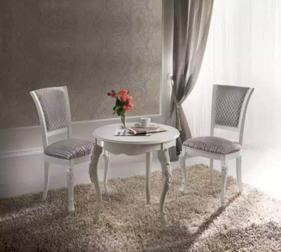 Couchtisch 2x Stühle Kaffeetisch Designer Tisch Wohnzimmertisch Tische