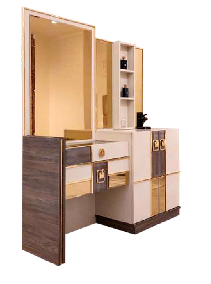 Schlafzimmer Luxus Schminktisch Neu Holz Einrichtung Modern Design Möbel