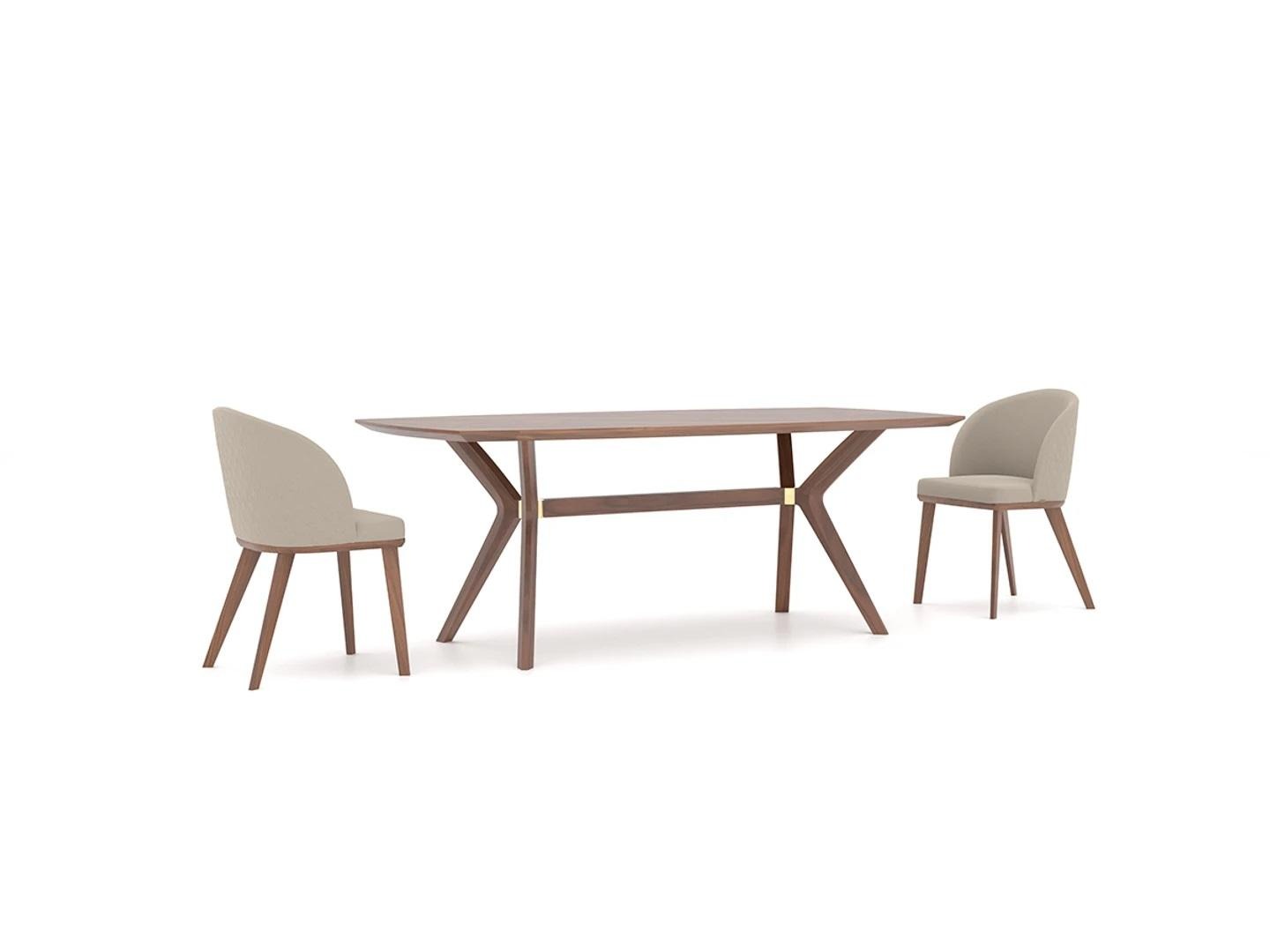Esszimmer Essgruppe Esstisch 4x Stühle Luxus Einrichtung Modern Design