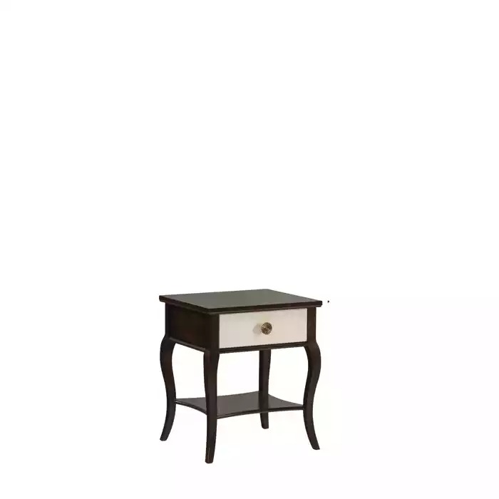 Nachttisch Holz Tisch Schlafzimmer Design Beistelltisch antik Stil