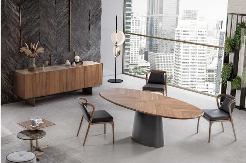 Luxus Esszimmer Set Esstisch mit Modernen Designen 6х Stuhle mit 2х Couchtische