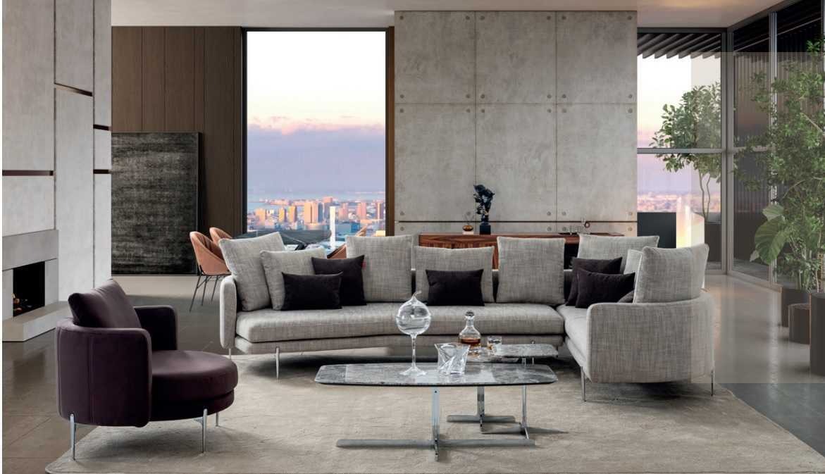 Wohnzimmer Set 4+3+1 Sitzer modern 3tlg Sofagarnitur Sitzpolster Möbel