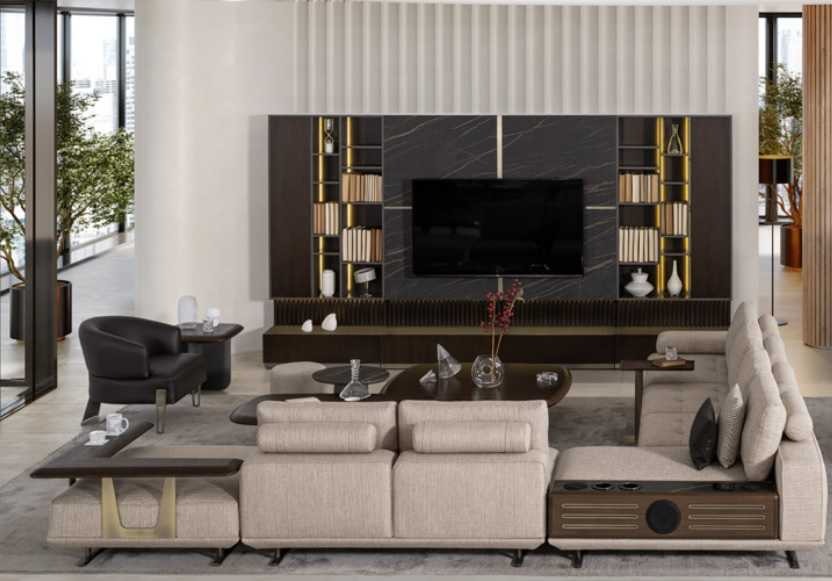 Wohnlandschaft L-Form Ecksofa Couch Design Polster Garnitur Sofa Ecke Neu