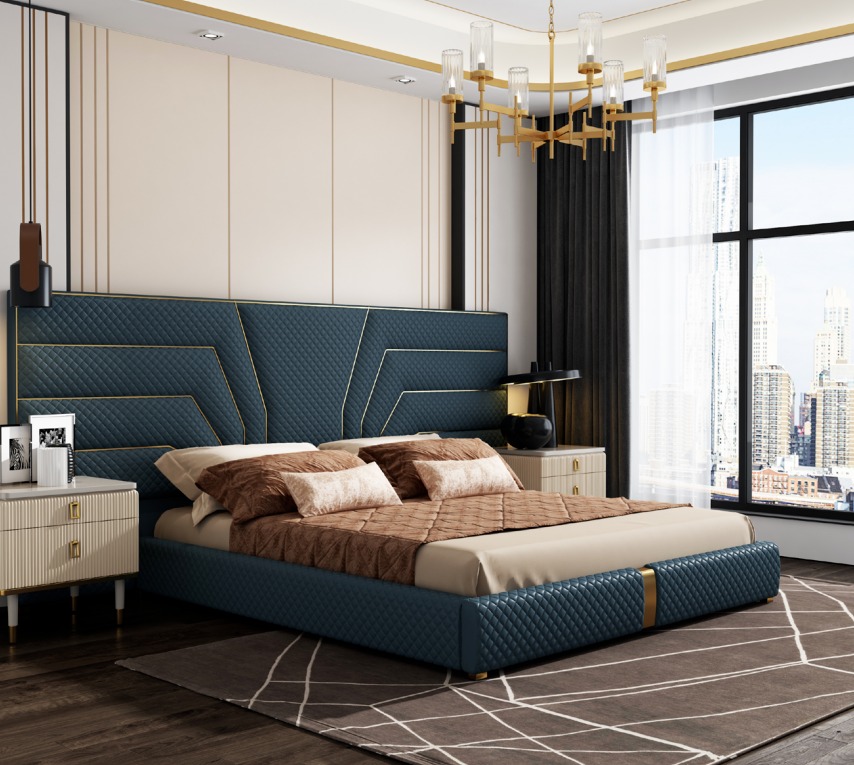 Luxus Schlafzimmer Bett Doppel Betten Design Möbel Bettrahmen Hotel