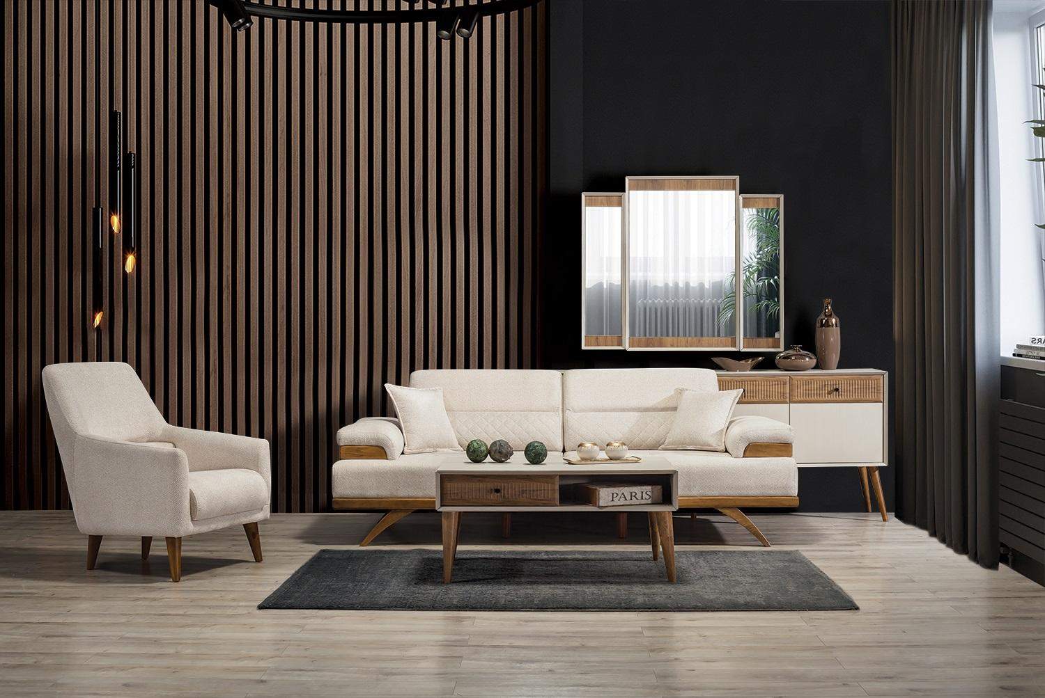 Design Sofagarnitur 31 Sitzer Couchtisch Garnitur Sofa Sessel Luxus Set 3tlg