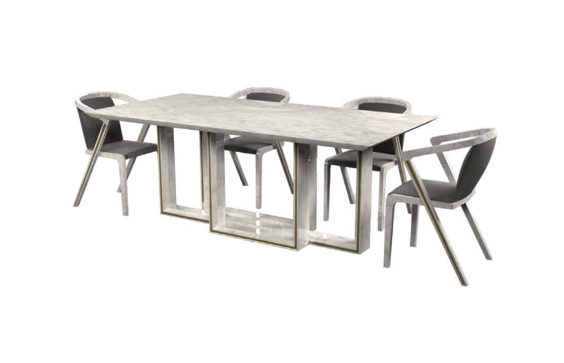 Essgruppe Esstisch 6x Stühle Modernen Tisch Luxus Möbel Esszimmer 7tlg