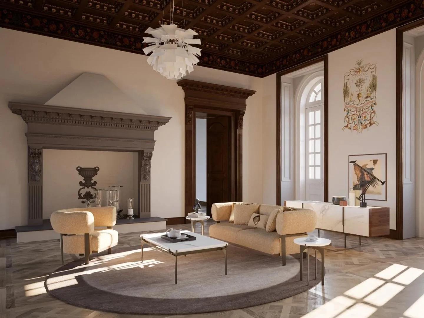 Wohnzimmer Komplett Sofagarnitur Sofa Zweisitzer Sessel Möbel Couchtisch