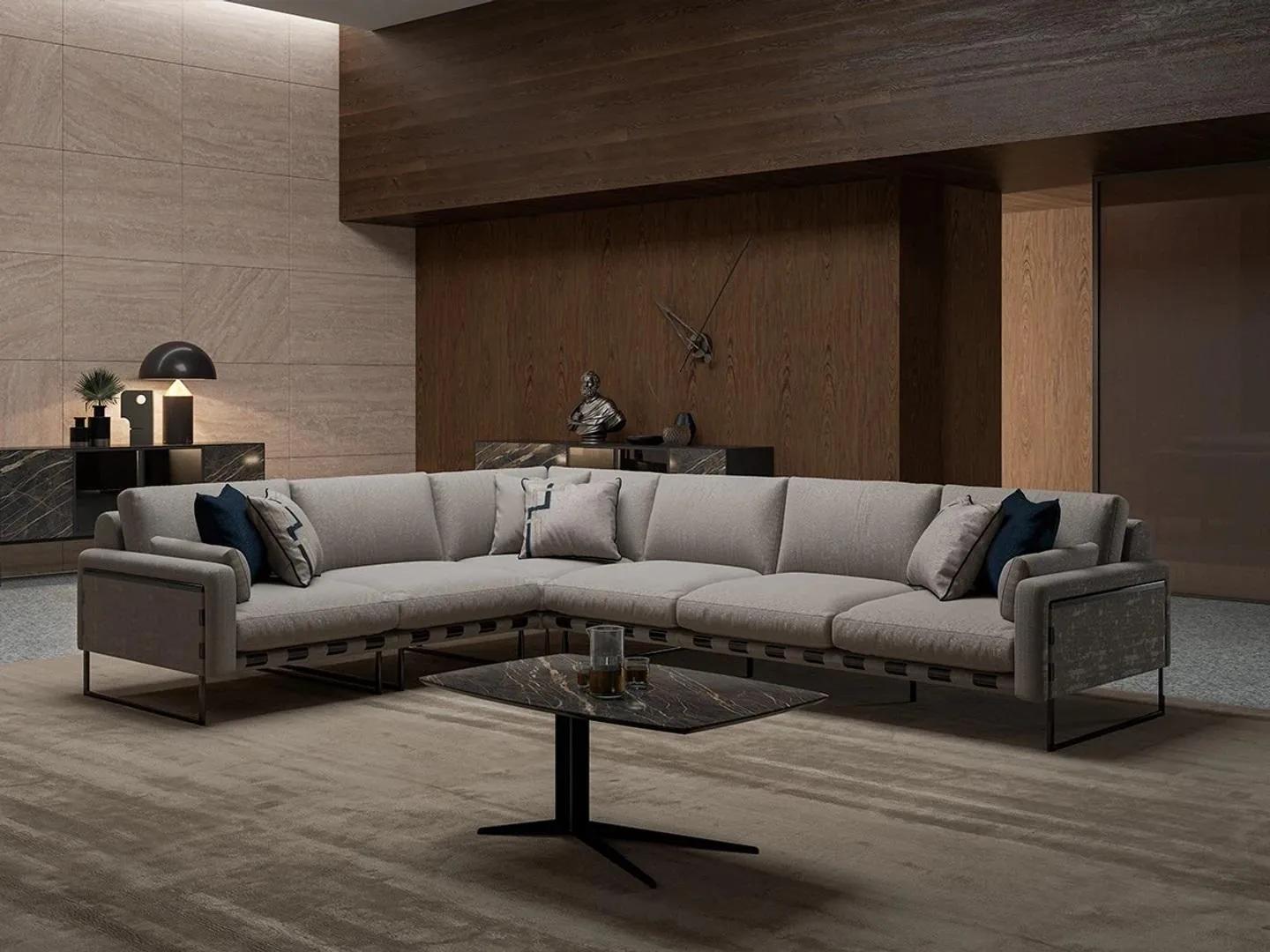 Komplett Ecksofa L Form Wohnzimmer Couchtisch Set 2tlg Modern