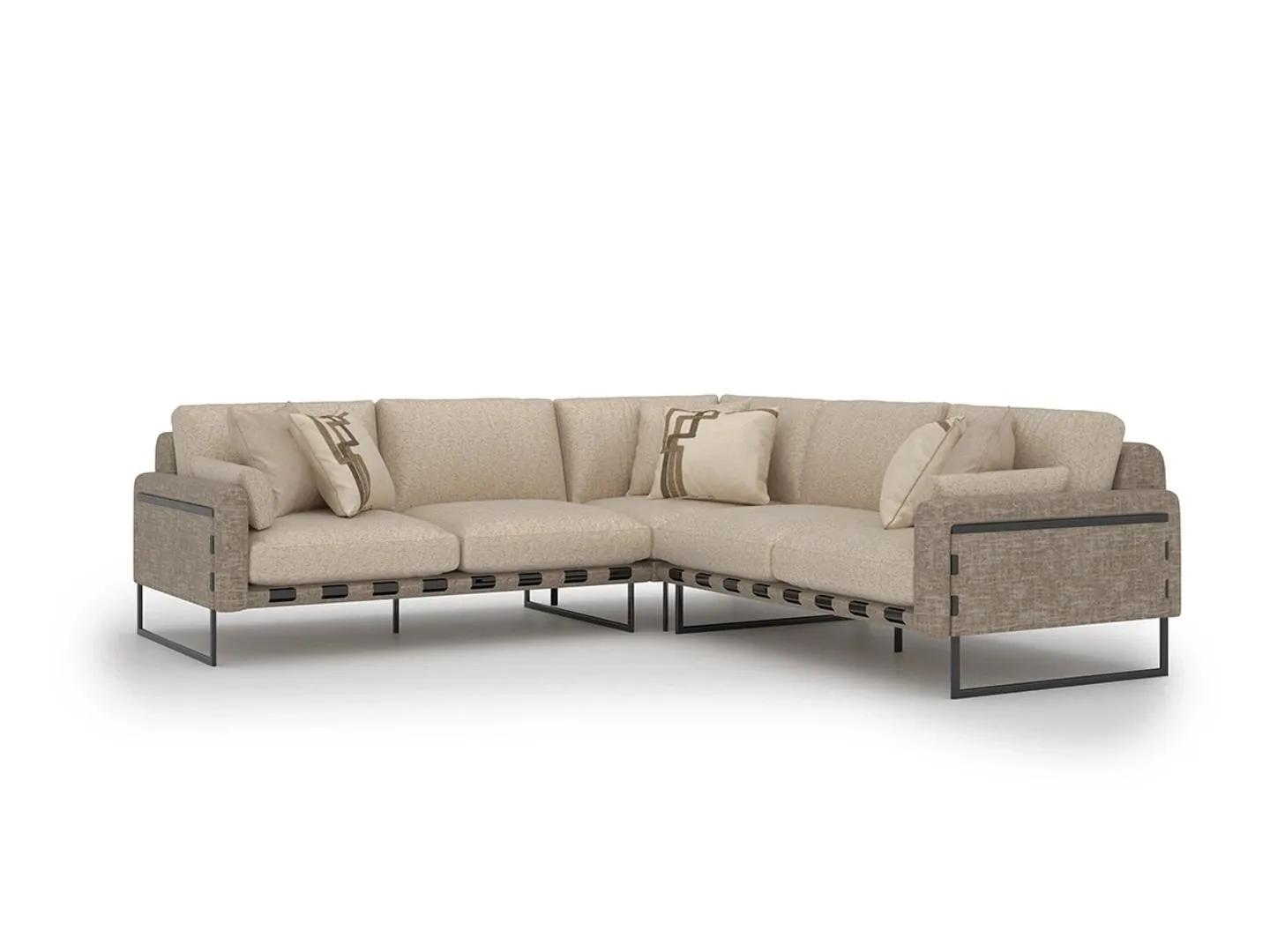 Luxus Neu Eck Sofa L-Form Wohnzimmer Einrichtung Ecksofa Polstermöbel