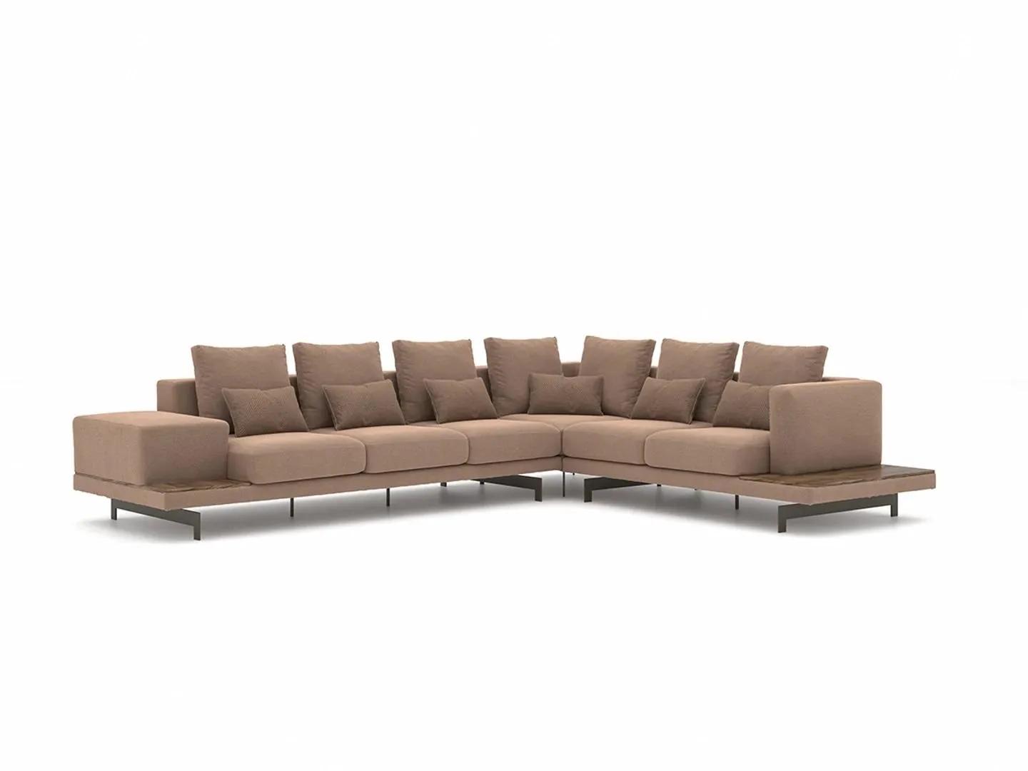 Sofa Couch L-Form Wohnzimmer Möbel Garnitur Luxus Einrichtung Designer