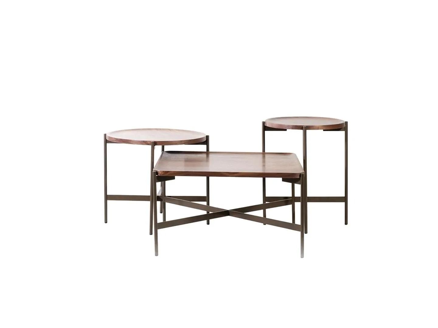 Wohnzimmer Set 3tlg Modern Couchtisch mit 2x Beistelltisch Design