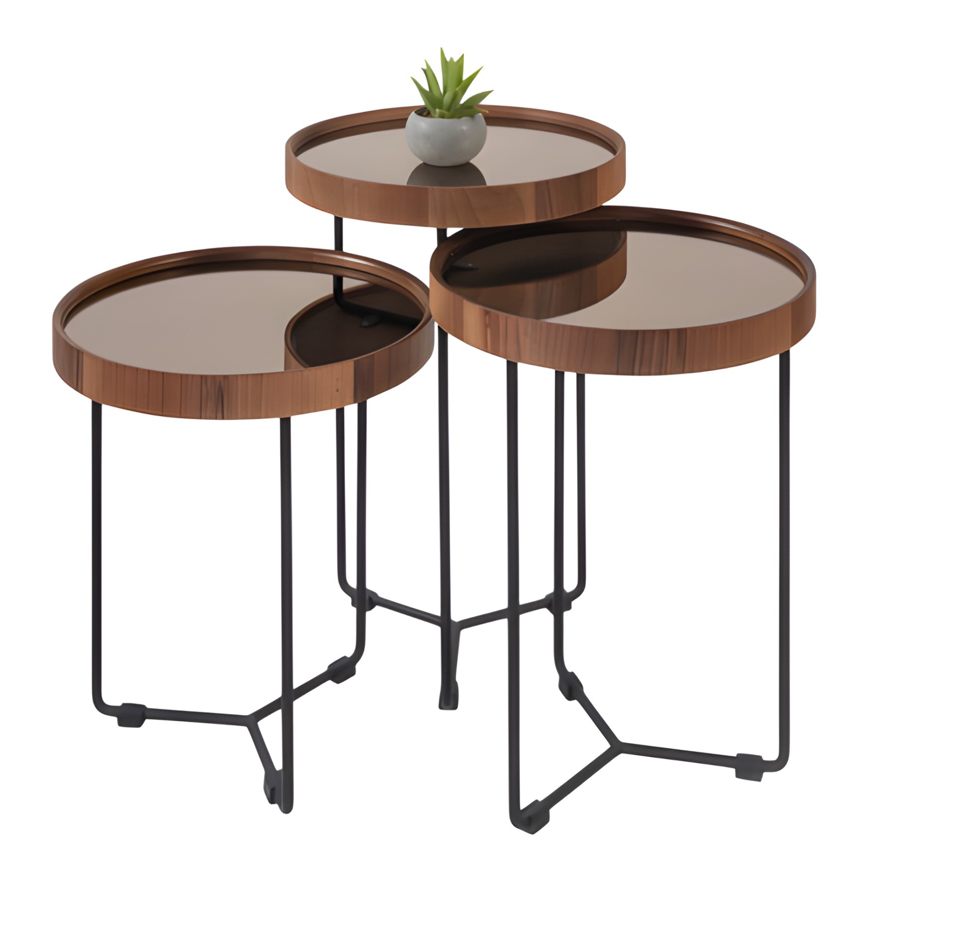 Wohnzimmertisch Couchtisch Sofatisch Beistelltisch Elegant 3tlg.