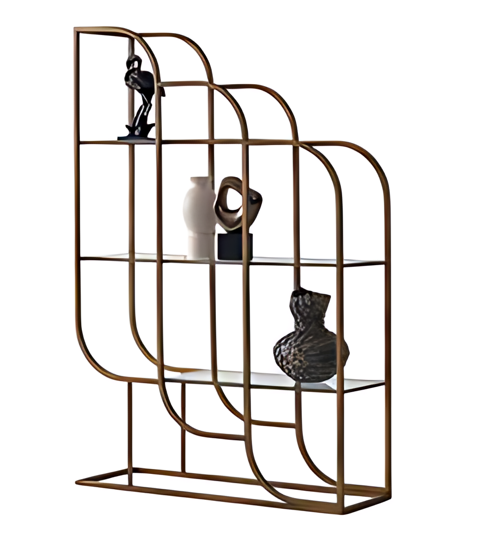 Modernes Regal – harmonisches Zusammenspiel von Stil Trennwand