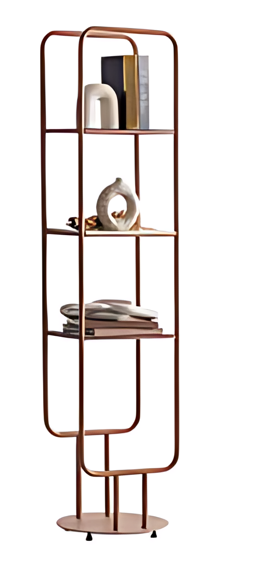 Rundes Bücherregal – stilvoller Blickfang Vintage Möbel Wohnzimmer