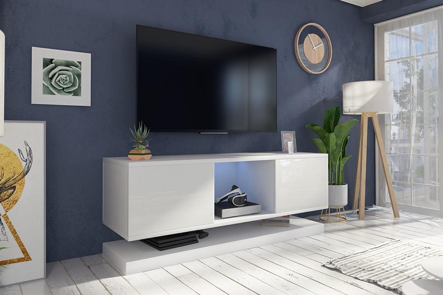 Hängendes TV-Lowboard Sideboard Fernsehkommode Fernsehtisch TV-Schrank