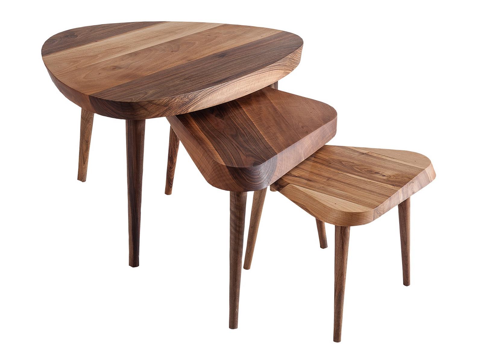 Eleganter brauner Couchtisch aus Holz im stilvollen Design