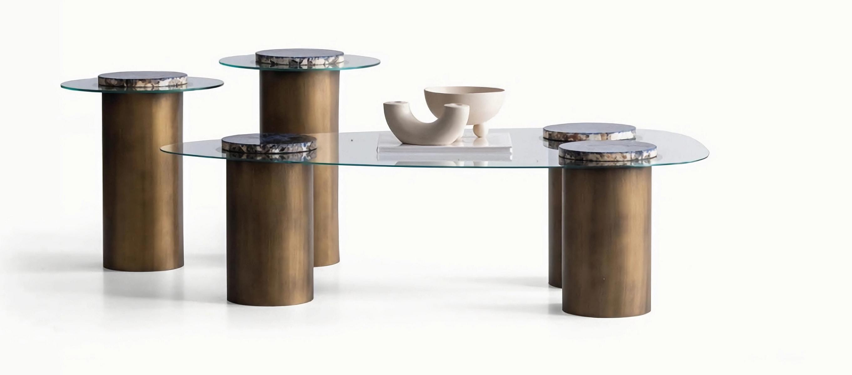 Stylisches Tischset für Wohnzimmer 1 Couchtisch 2 Beistelltisch Tisch