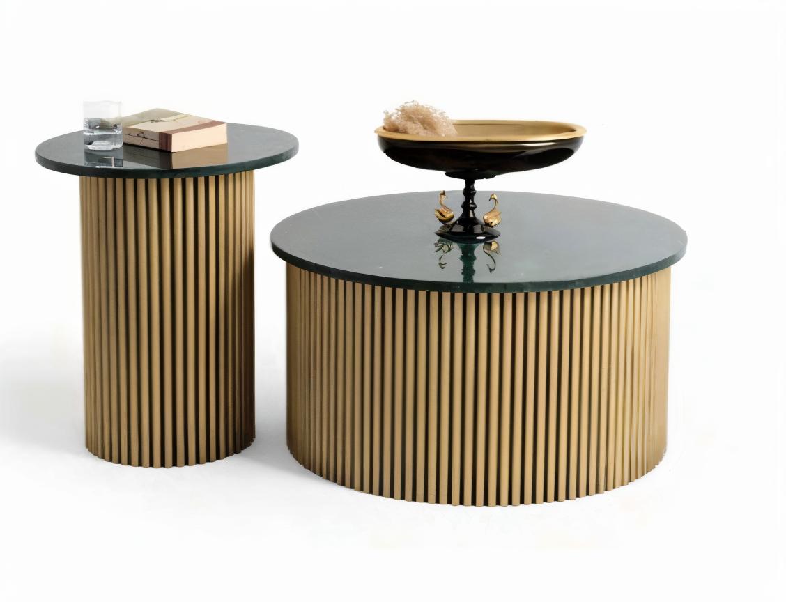 Couchtisch & Beistelltisch – stilvolles Set für modernes Wohnen Rundtisch