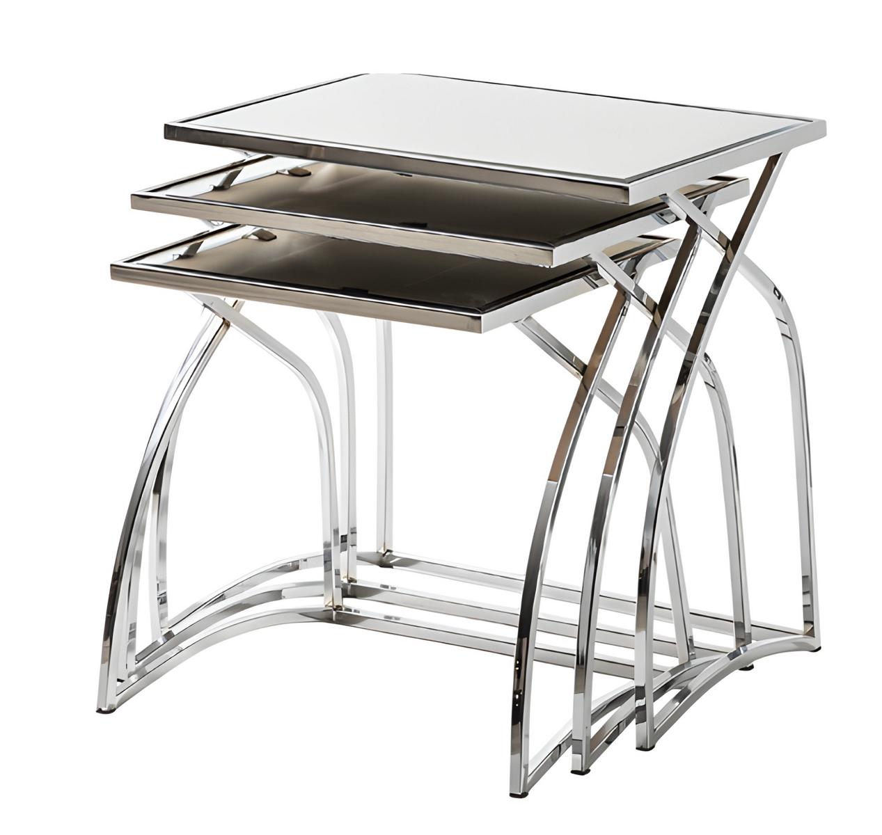 Satztisch Couchtisch Beistelltisch Wohnzimmertisch Stilvoll Modern 3tlg.