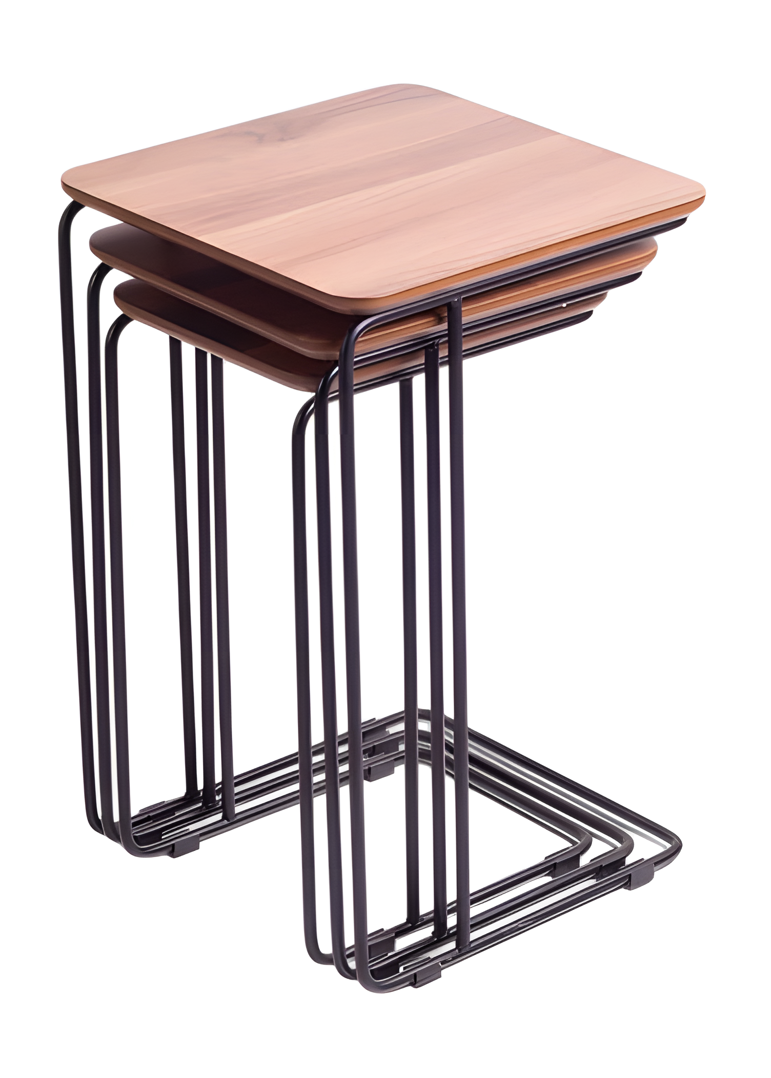 Beistelltisch Holz Beige Modern Elegant