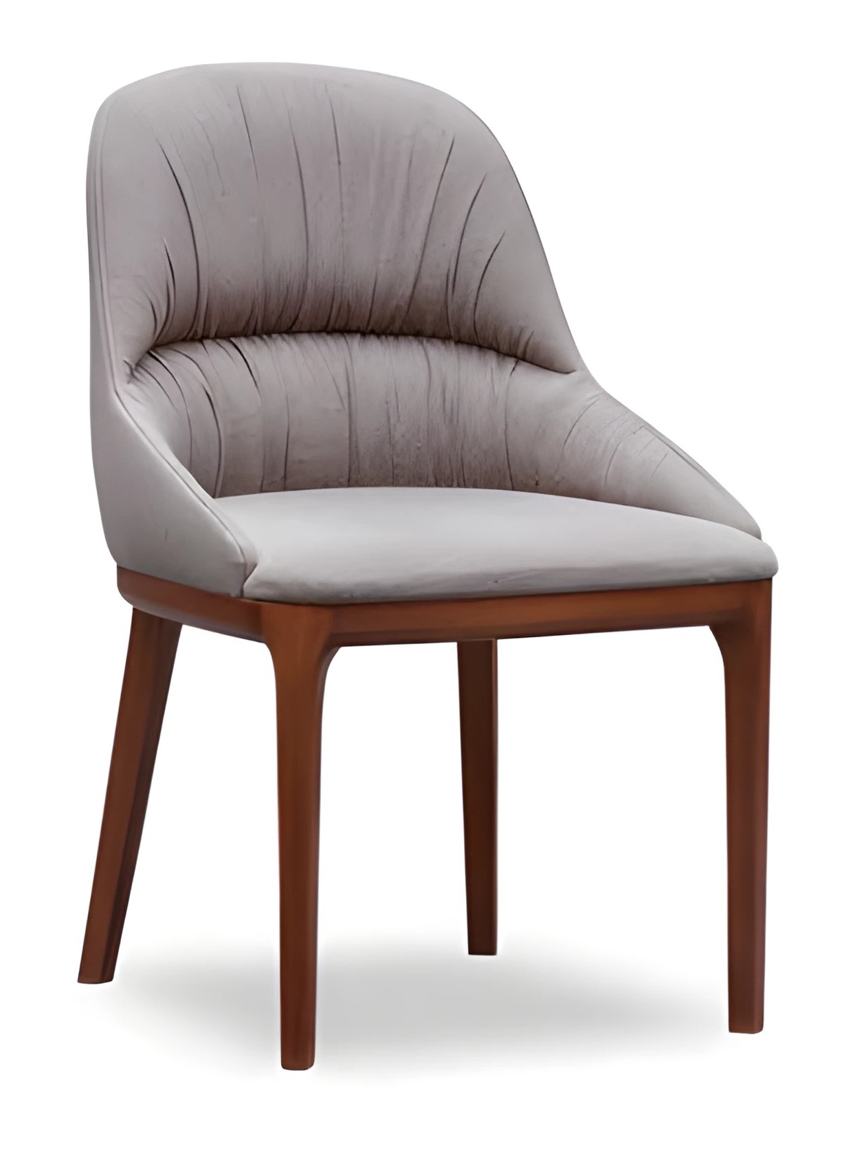 Weiße Holzstuhl im eleganten Design für Zuhause und Büro