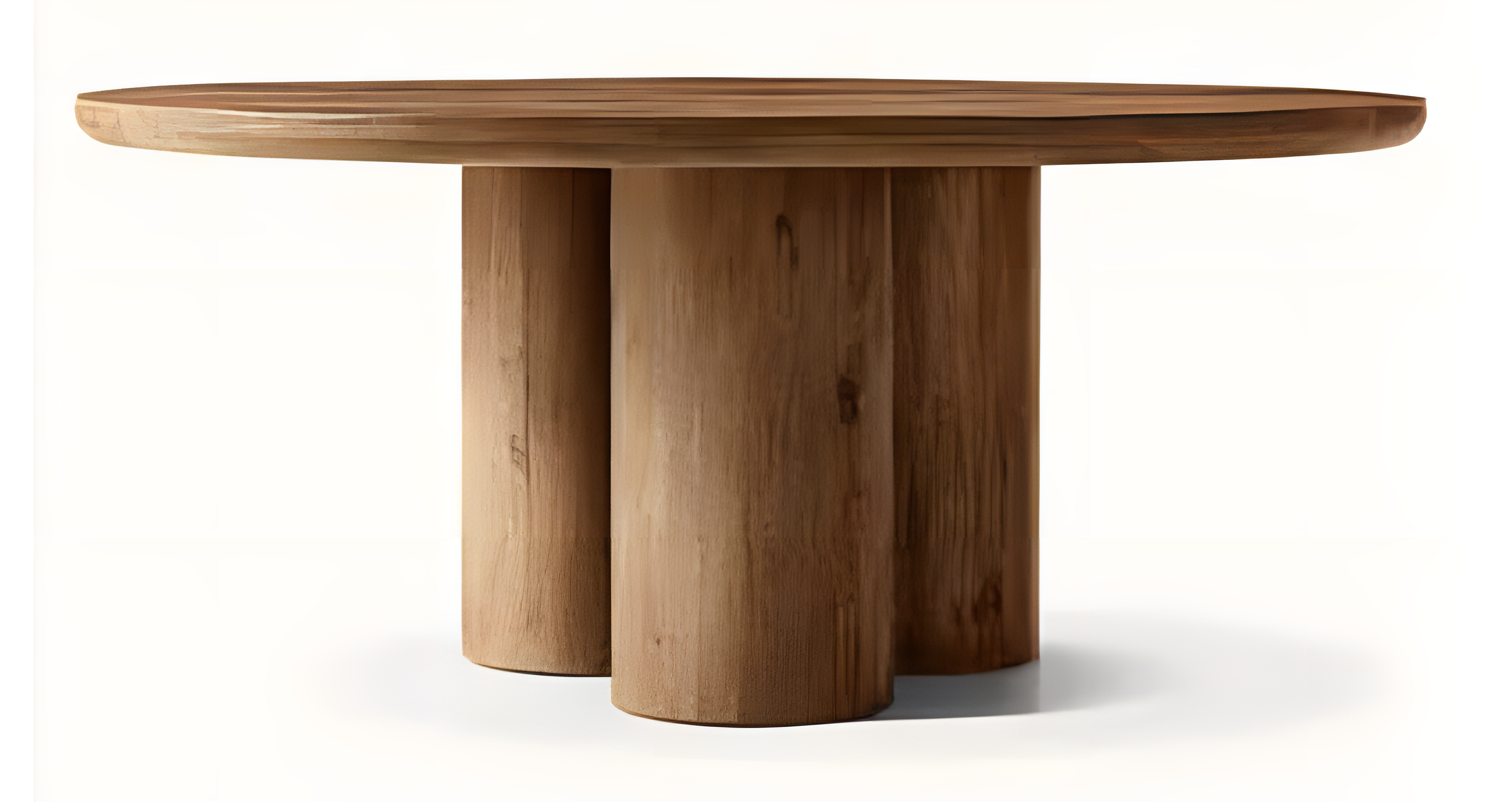 Eleganter Runder Esstisch Holz 183cm exklusiv Tisch Möbel