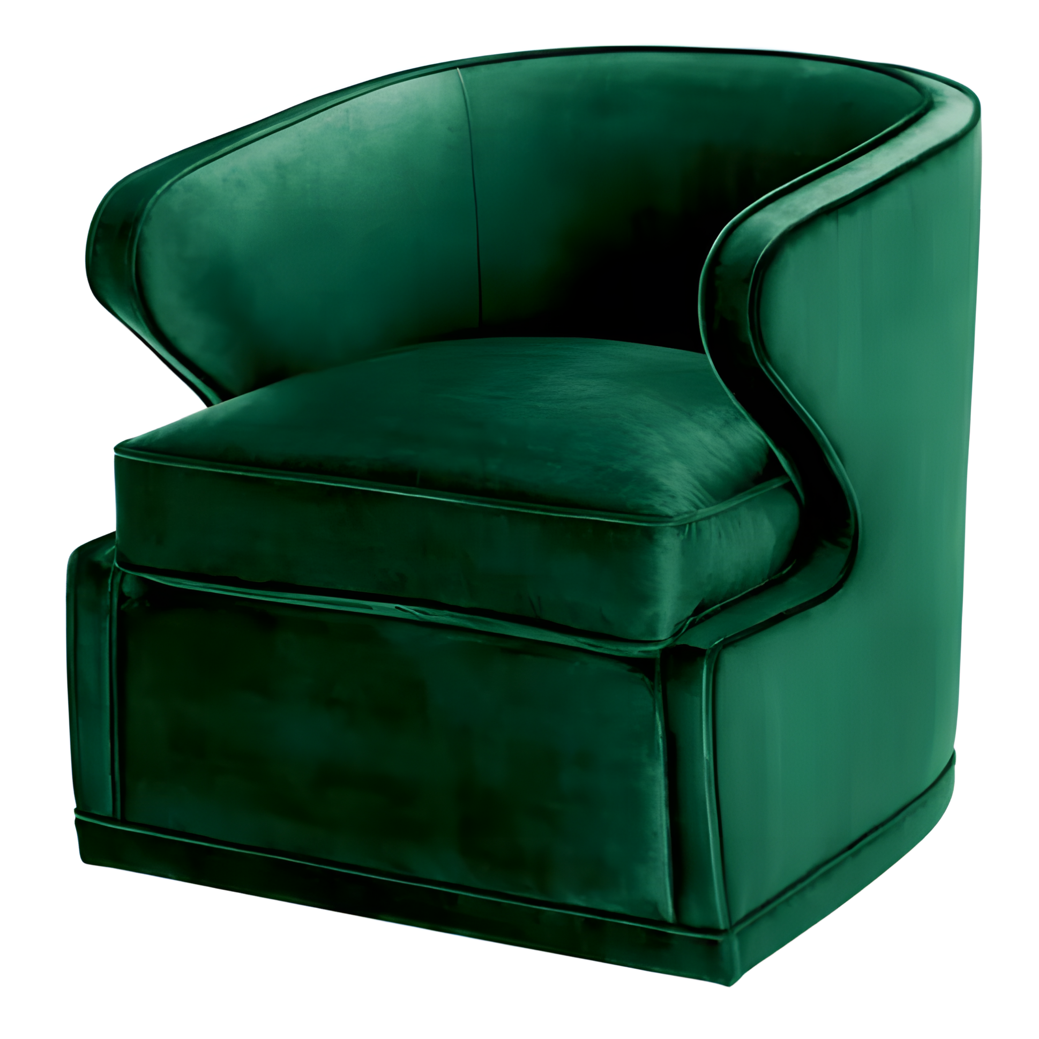 Polstersessel mit luxuriöser Polsterung in sattem Grün Sessel