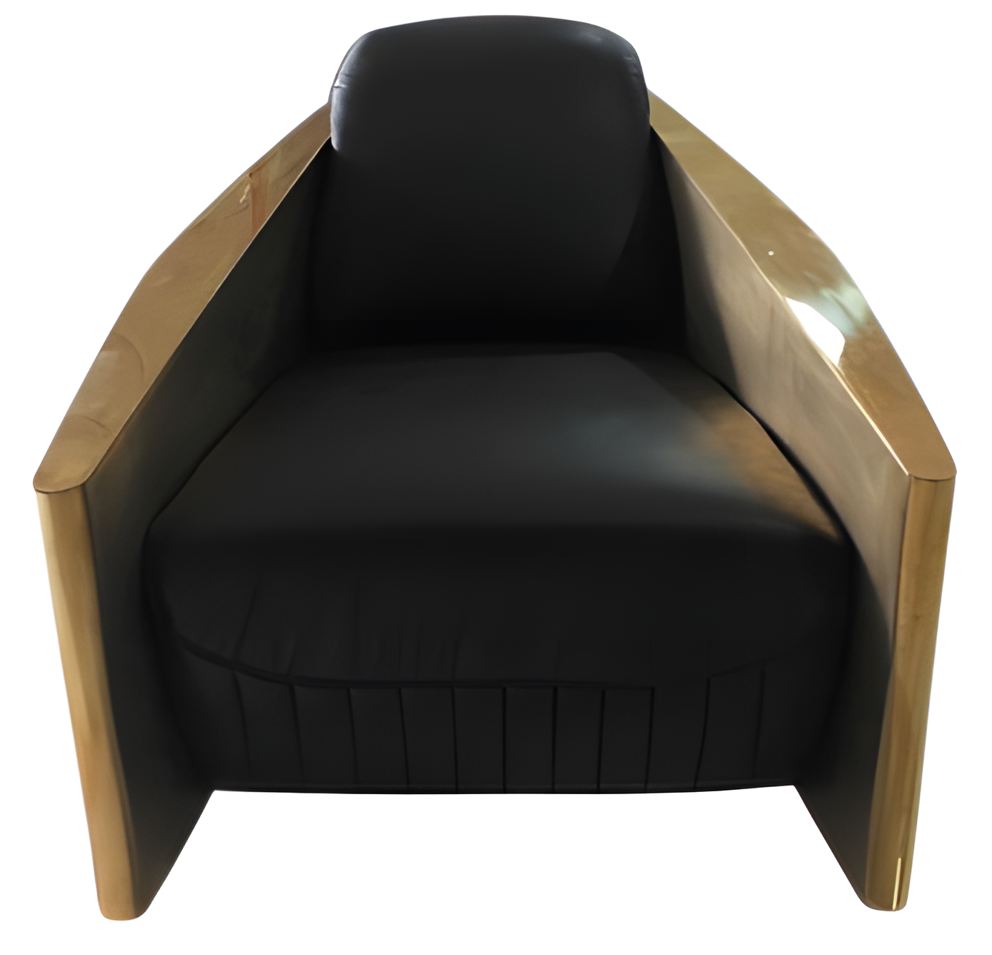 Designer Luxus Sessel – Eleganz aus Aluminium & Leder