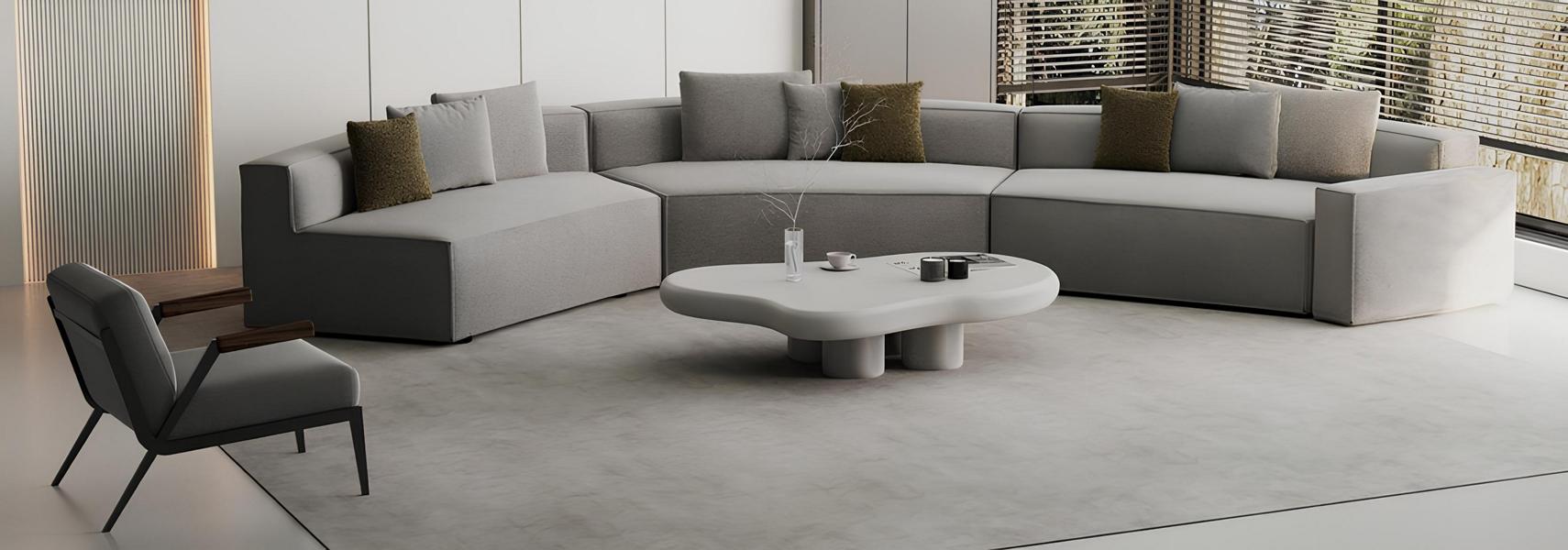 Sofa mit Sessel für das Wohnzimmer  Ein gemütlicher Akzent im Interieur