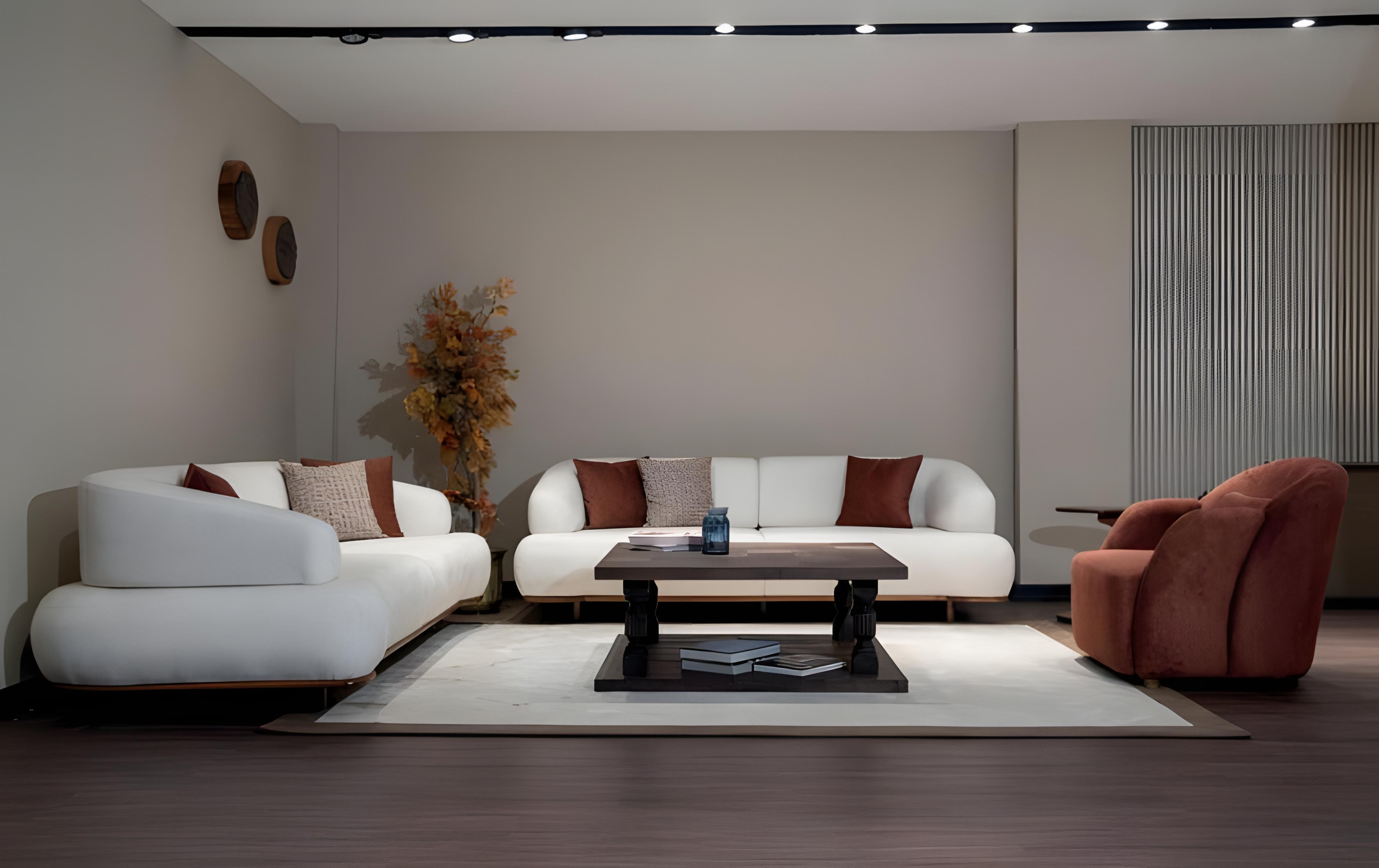 Sofagarnitur Sofa Couch Set Wohnlandschaft Modern Komfort Elegant