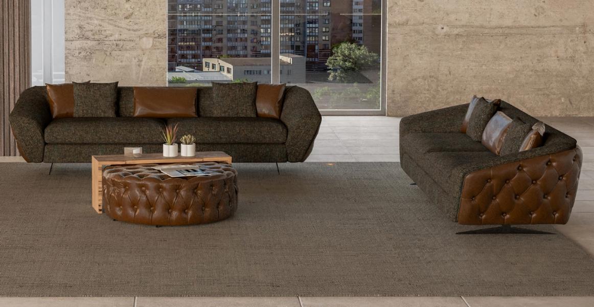 Wohnzimmerset 2x Sofa in modernem Design Stil und Weichheit für Ihr Zuhause