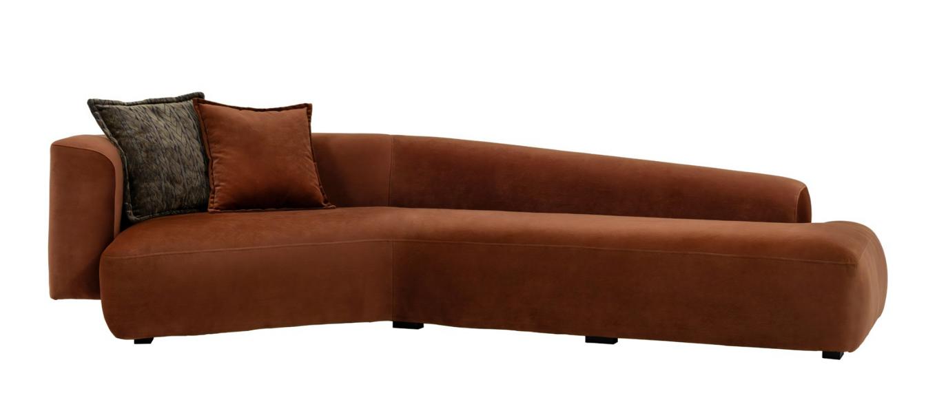 Sofa für das Wohnzimmer Interieur mit einem weichen Anziehungspunkt