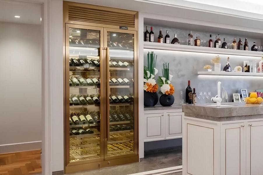 Weinkühlschrank Weinarchiv Weinablage Weinschrank Flaschenregal Weinmöbel