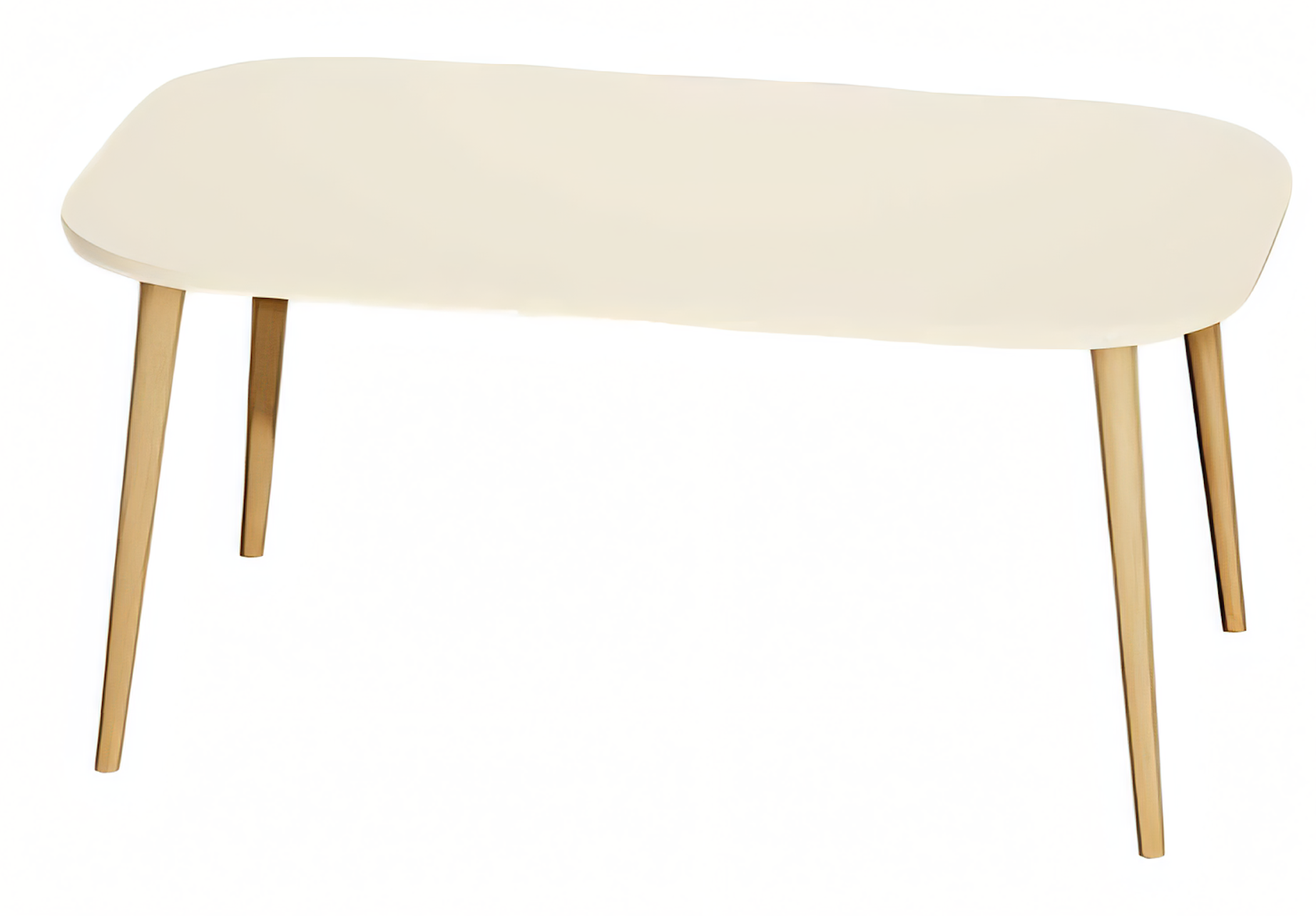 Moderner Couchtisch aus Holz in Beige